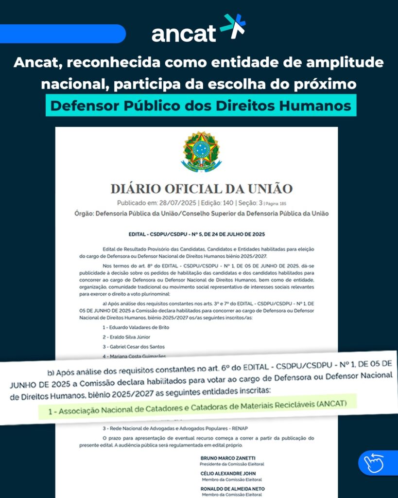 ANCAT - Associação Nacional dos Catadores